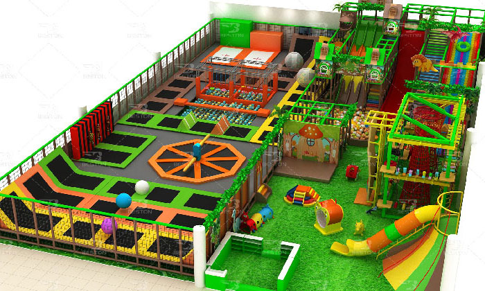Forest theme indoor playground